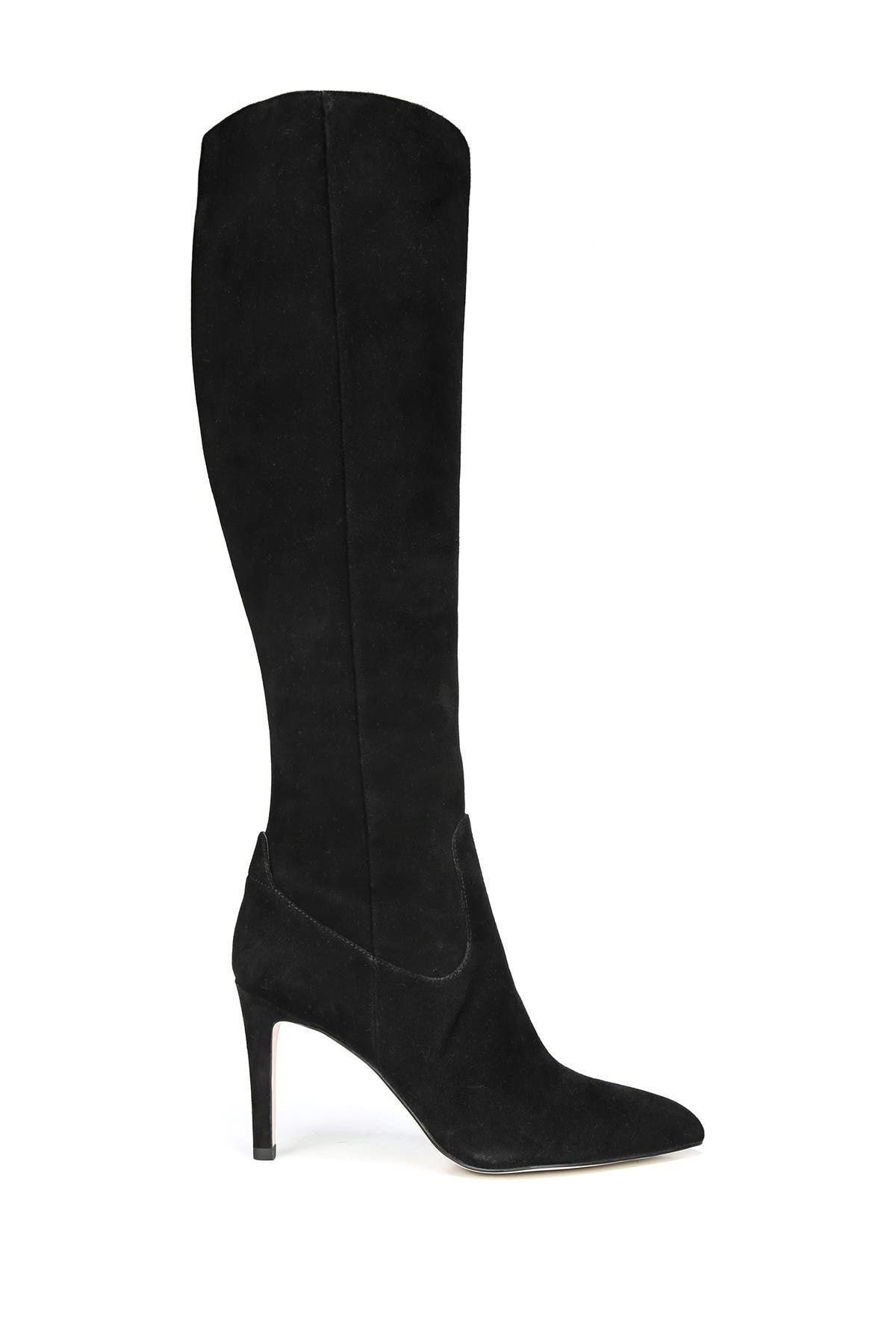Olencia Suede Leather Knee High Boot 
