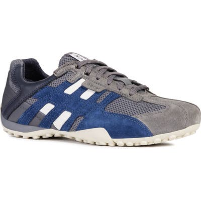 Geox Uomo Snake 94 Sneaker, Grey