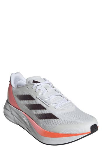Adidas Originals Adidas Duramo Speed Running Shoe In White/aurora Met./solar Red