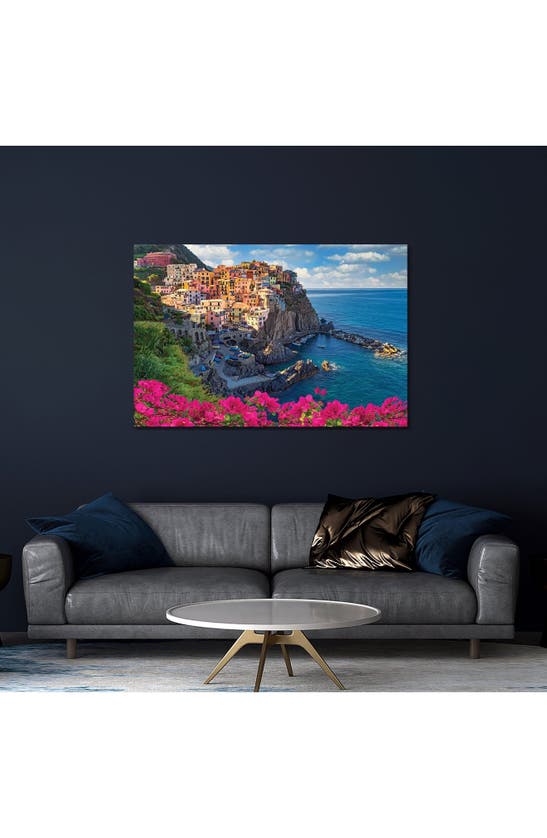 Icanvas 'bougainvillea In Seaside Village