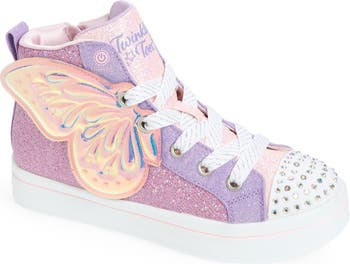 Prædike Stille Læs SKECHERS Twinkle Toes® Twi-Lites 2.0 Butterfly Wishes Light-Up High Top  Sneaker | Nordstromrack