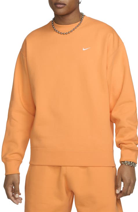 KIRSH Mens Sweatshirts 2024 SS, Orange, 1