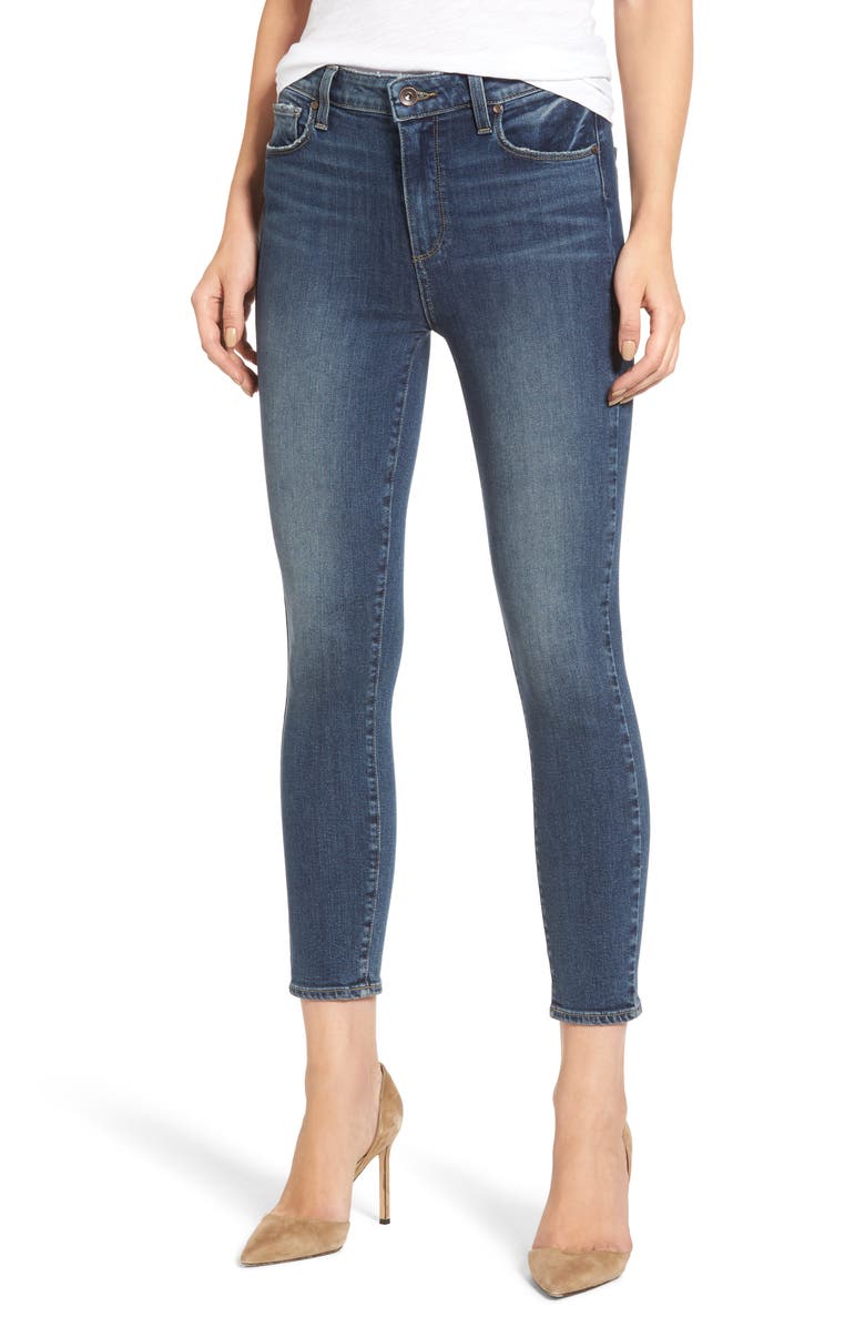 PAIGE Hoxton High Waist Crop Skinny Jeans (Luca) | Nordstrom