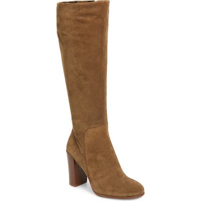 Kenneth Cole New York Justin Water Resistant Knee High Boot- Brown