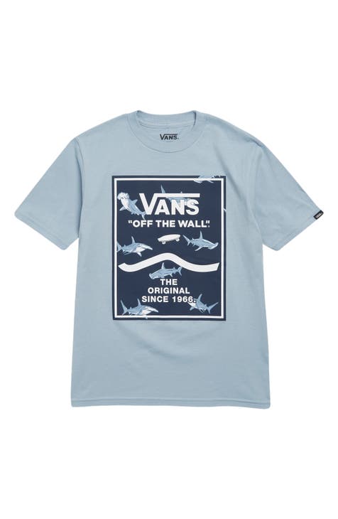 Kids' Shark Print Box Graphic T-Shirt (Big Kid)