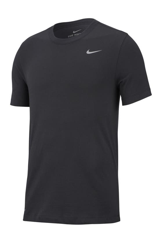 Nike Dri-fit Training T-shirt In 060 Anthra/mslvr
