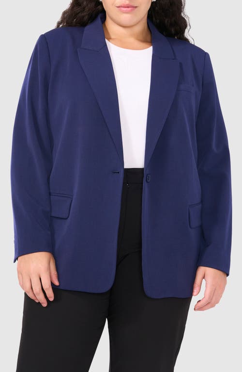 Shop Halogenr Halogen(r) Oversize One-button Blazer In Classic Navy