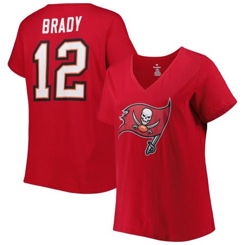 Women's Nike Red/White Tampa Bay Buccaneers Nickname Tri-Blend Performance Crop Top Size: Large