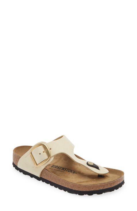 Ivory birkenstocks sales