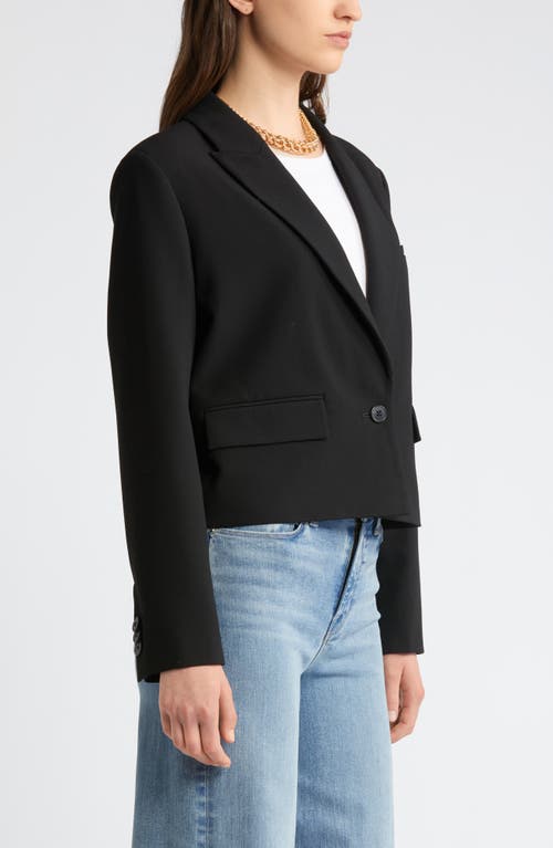 Shop Nordstrom Cropped Blazer In Black