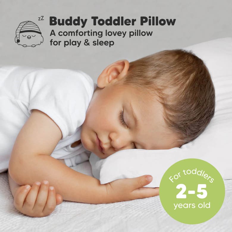 Shop Keababies Buddy Toddler Pillow In Soft White