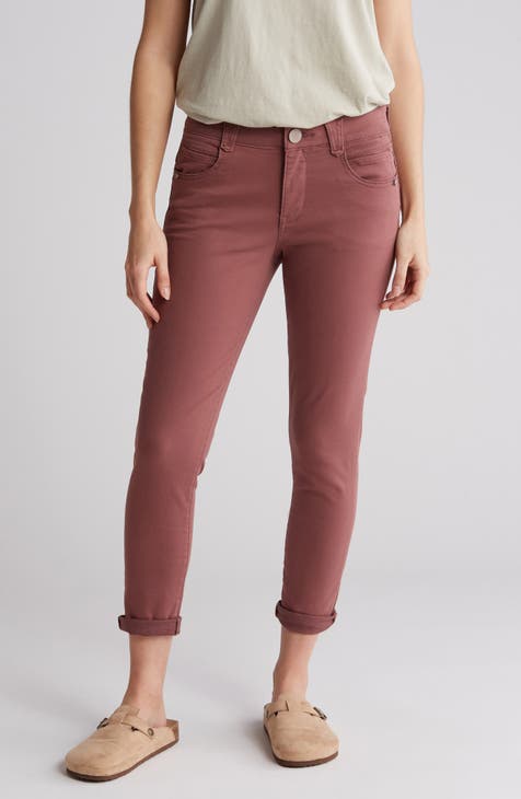 Joe's Jeans Women's Pants Size W 26 USA Cotton Blend Casual Purple