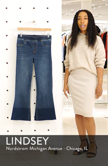 cropped denim leggings