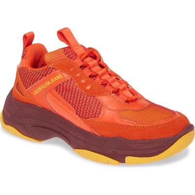 Calvin Klein Jeans Maya Sneaker- Orange