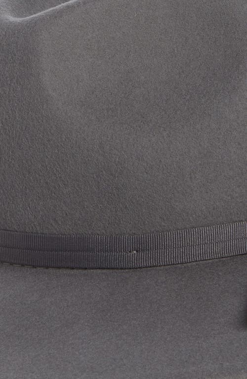 Brixton Joanna Packable Felted Wool In Dark Grey