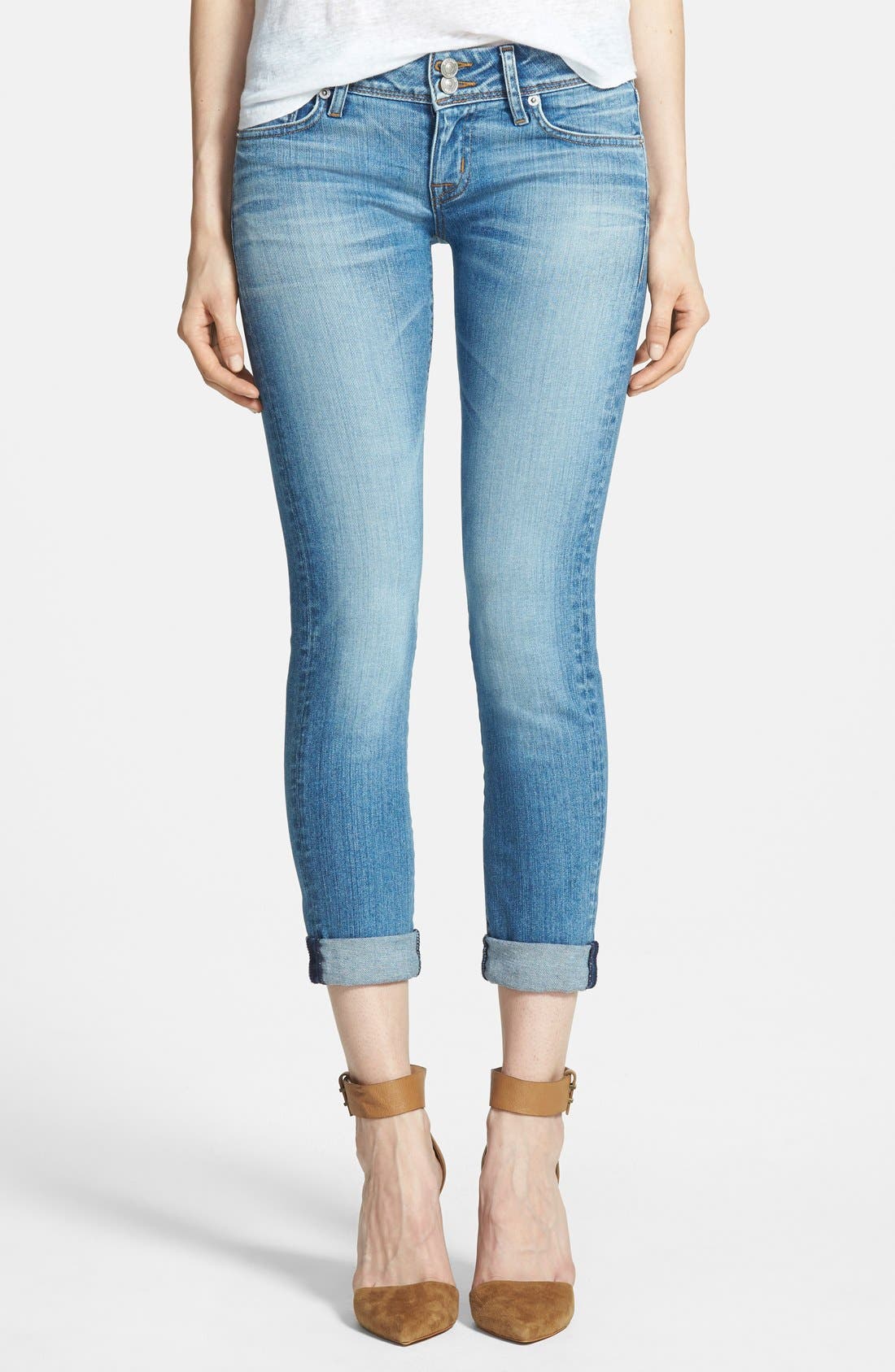 Hudson Jeans 'Ginny' Rolled Crop Jeans (Point Break) Nordstrom