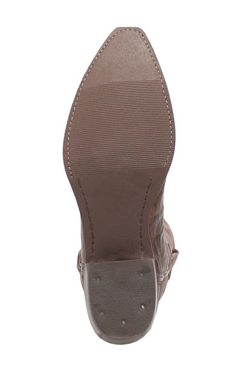 Dingo Gator Embossed Cowboy Boot In Brown