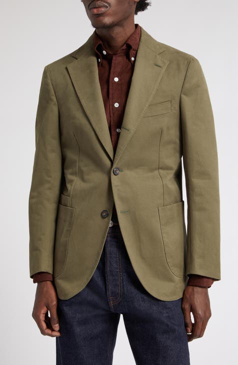 100% Cotton Blazers & Sport Coats for Men