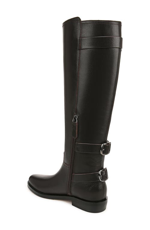 Shop Franco Sarto Padova Knee High Boot In Dark Brown