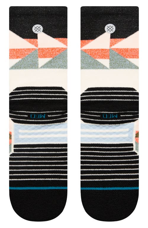 Shop Stance Tri Mid Crew Socks In Black