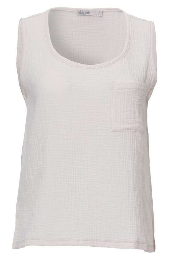 Shop Barefoot Dreams Malibu Collection® Sun Soaked Sleep Tank In Sand Dune