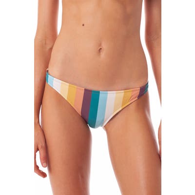 Rhythm Sahara Cheeky Bikini Bottoms, Blue/green