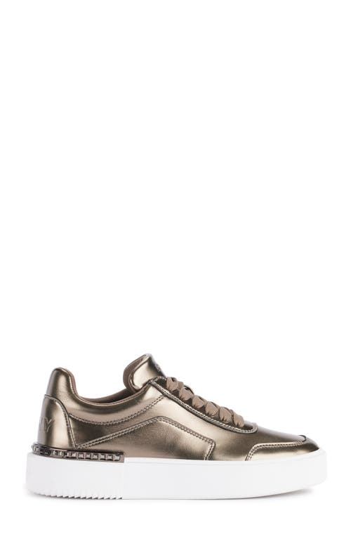 Shop Dkny Beverly Hidden Wedge Sneaker In Ash