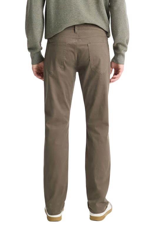 Vince Dylan Slim Fit Peached Stretch Cotton Pants In Frog