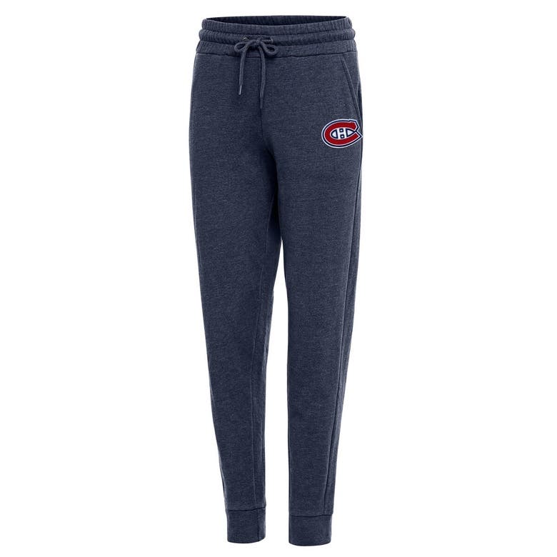 Shop Antigua Heather Navy Montreal Canadiens Action Jogger Pants