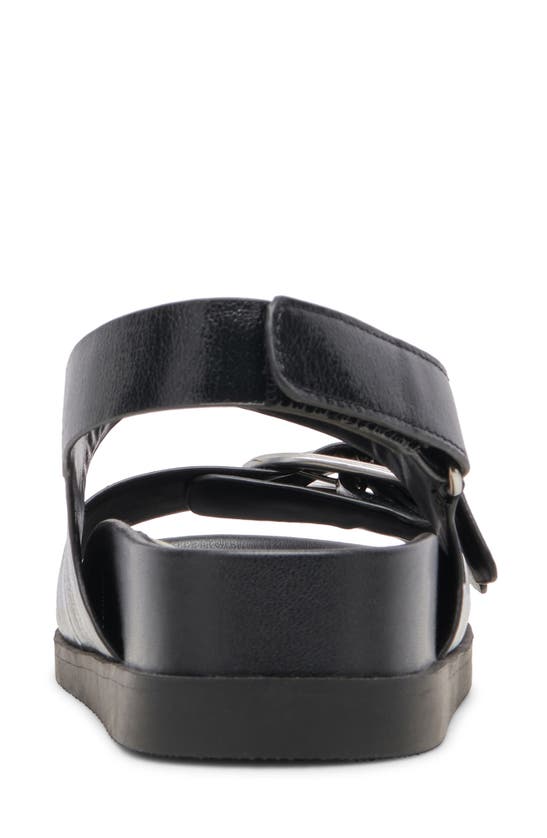 Shop Dolce Vita Starla Platform Sandal In Midnight Crinkle Patent
