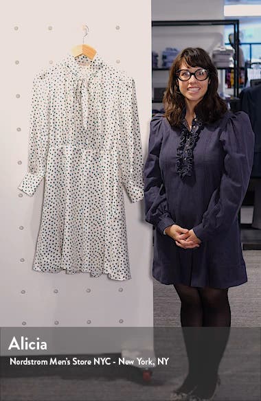 rebecca taylor blurry heart dress