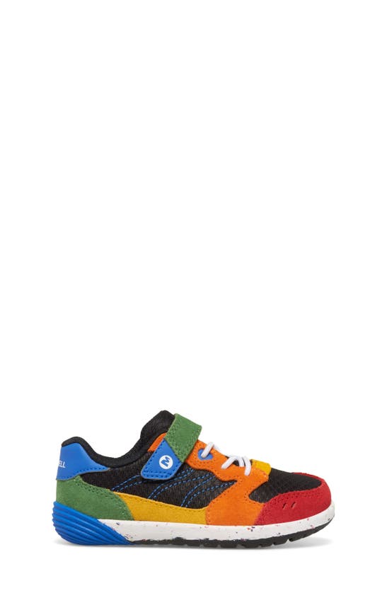 Shop Merrell Kids' Bare Steps® A83 Sneaker In Black Multi