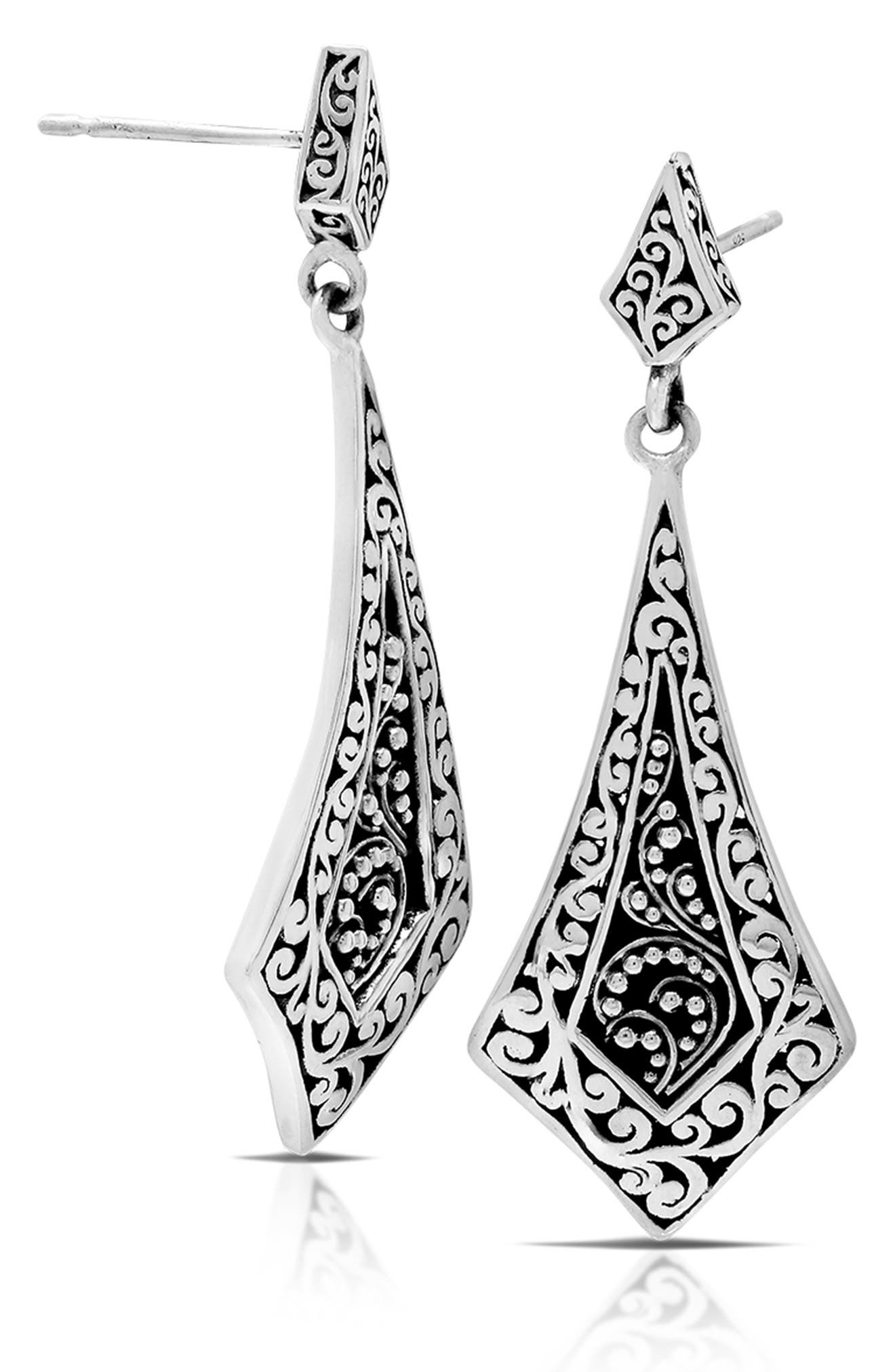 lois hill sterling silver earrings