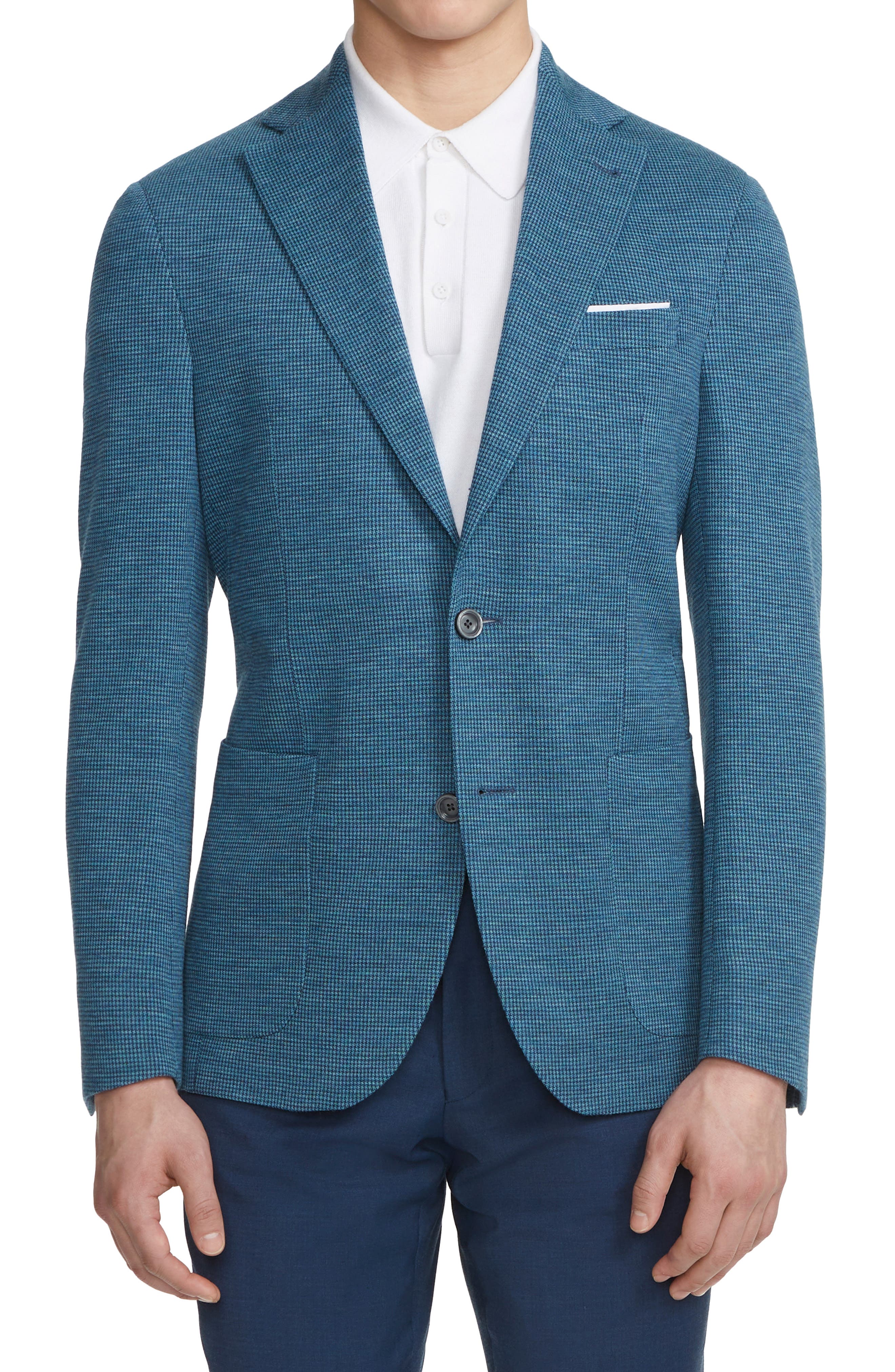 teal sports coat