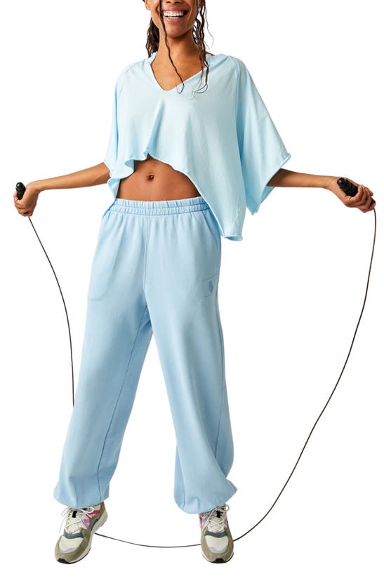 FP MOVEMENT FREE PEOPLE FP MOVEMENT ALL STAR RELAXED FIT COTTON BLEND SWEATPANTS