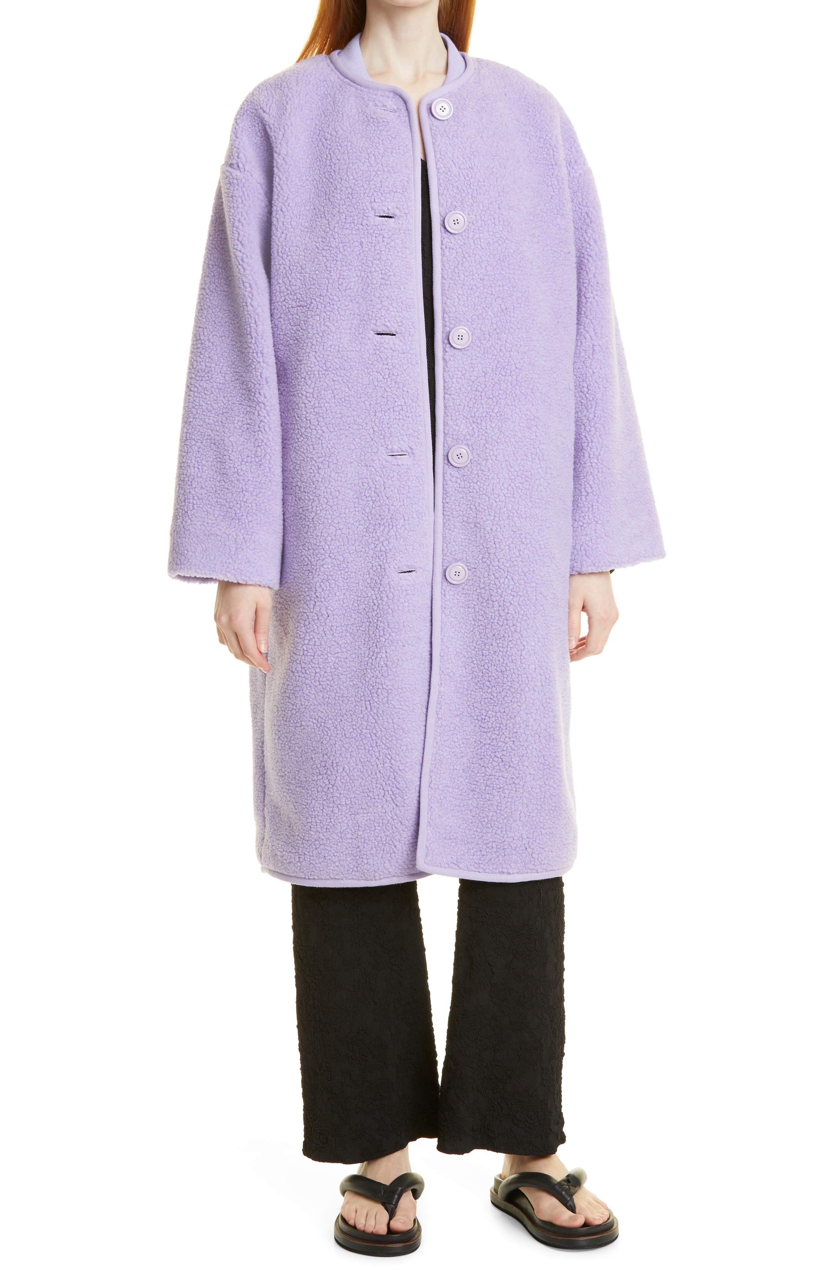lilac fleece jacket