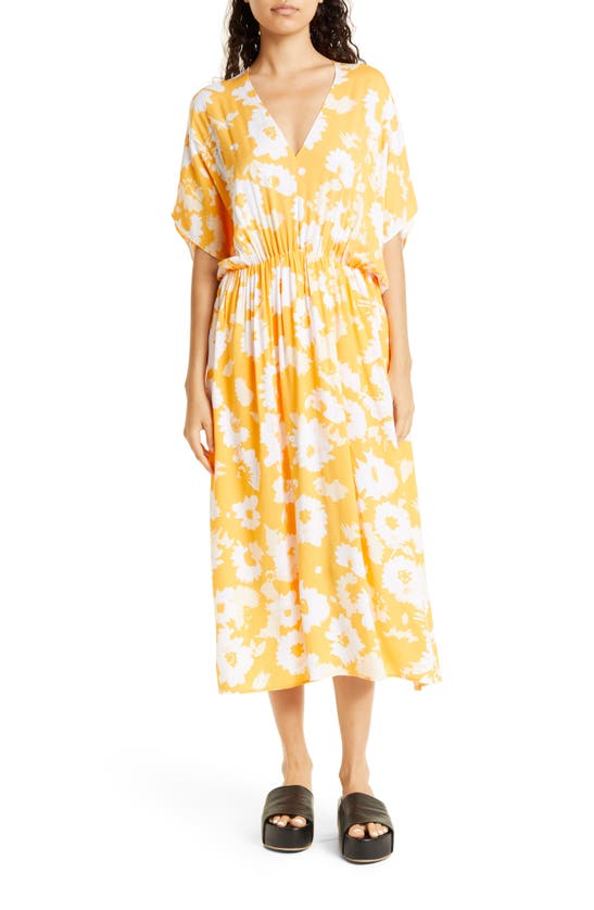 Samsã¸e Samsã¸e Andina Floral Dress In Radiant Sunflower | ModeSens