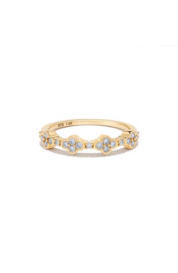 H.j. Namdar Bezel Diamond Cluster Fashion Ring In Yellow Gold