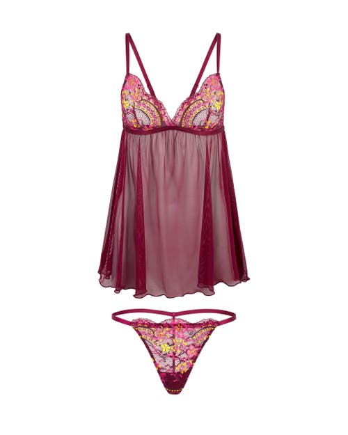 ADORE ME ADORE ME ANATTA BABYDOLL & G-STRING SET LINGERIE