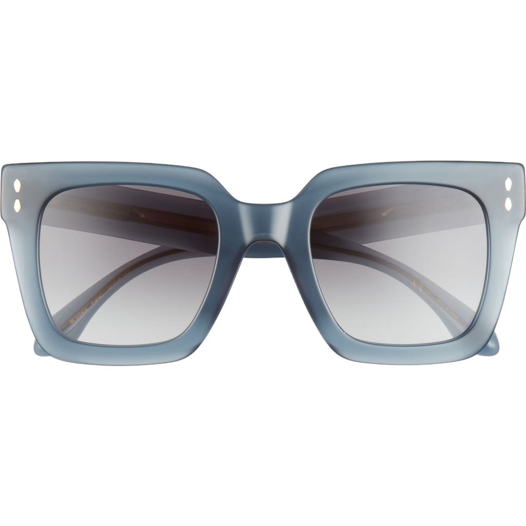 Isabel Marant 51mm Square Sunglasses In Blue/grey Shaded