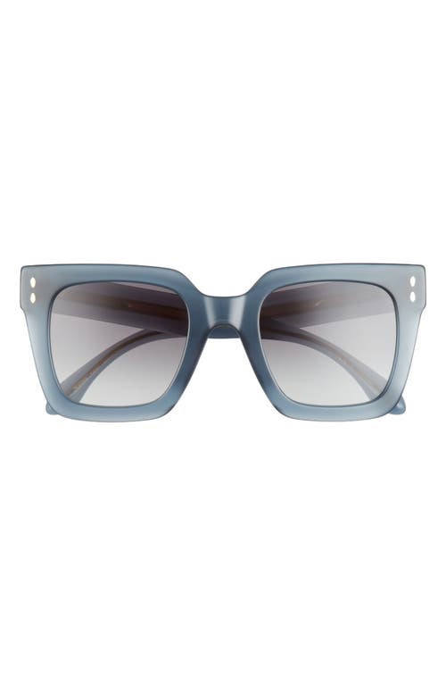 Isabel Marant 51mm Square Sunglasses in Blue /Grey Shaded at Nordstrom