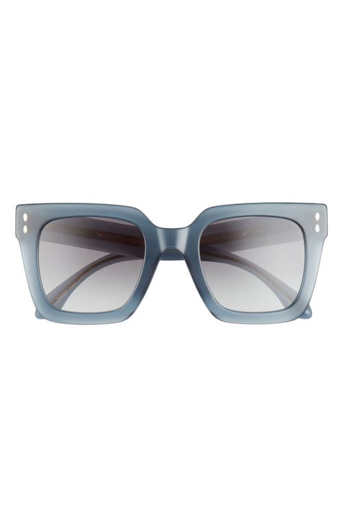 Shop Isabel Marant 51mm Square Sunglasses In Blue/grey Shaded