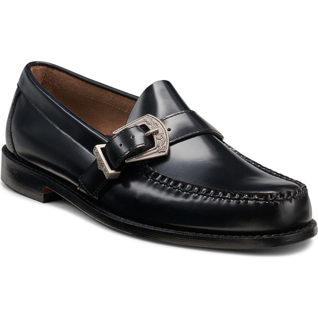 G.h.bass Maverick Buckle Weejun Loafer In Black