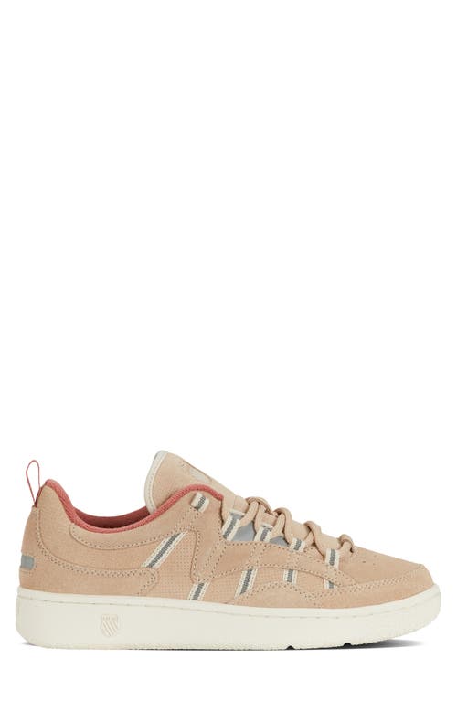 Shop K-swiss Slamm 99 Sde Tennis Sneaker In Irish Cream/snow White