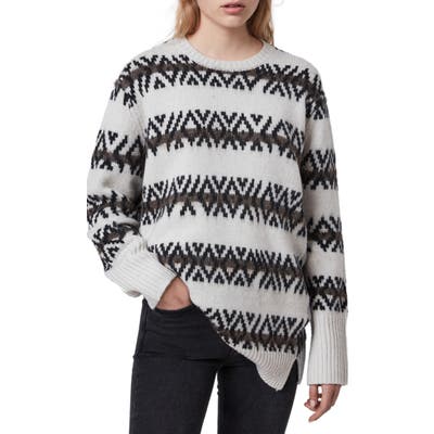 Allsaints Catalina Wool Blend Sweater, Grey
