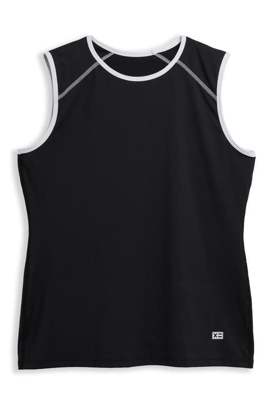 Tomboyx Swim Tank In Black Novelty