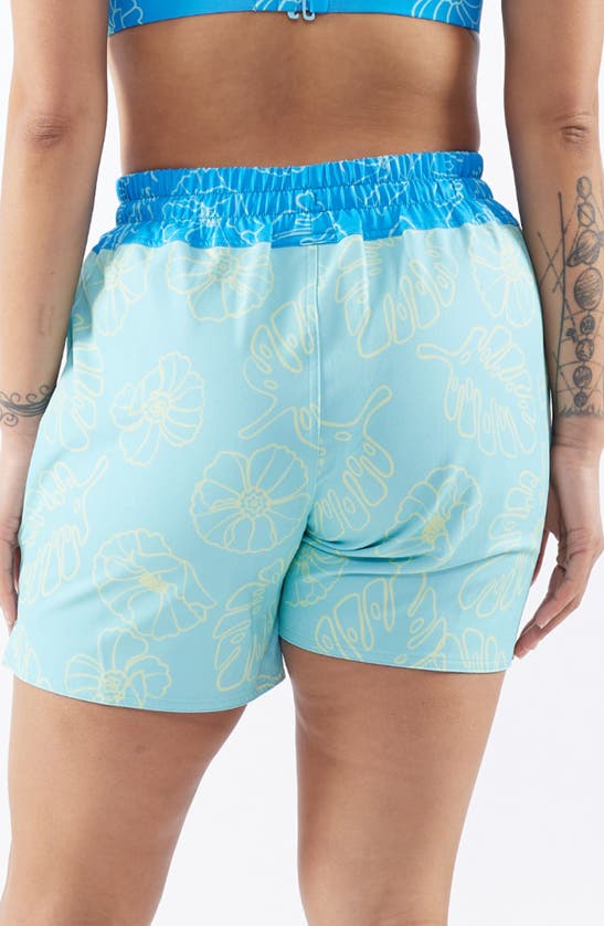 Shop Tomboyx 5-inch Reversible Board Shorts In Keep Palm