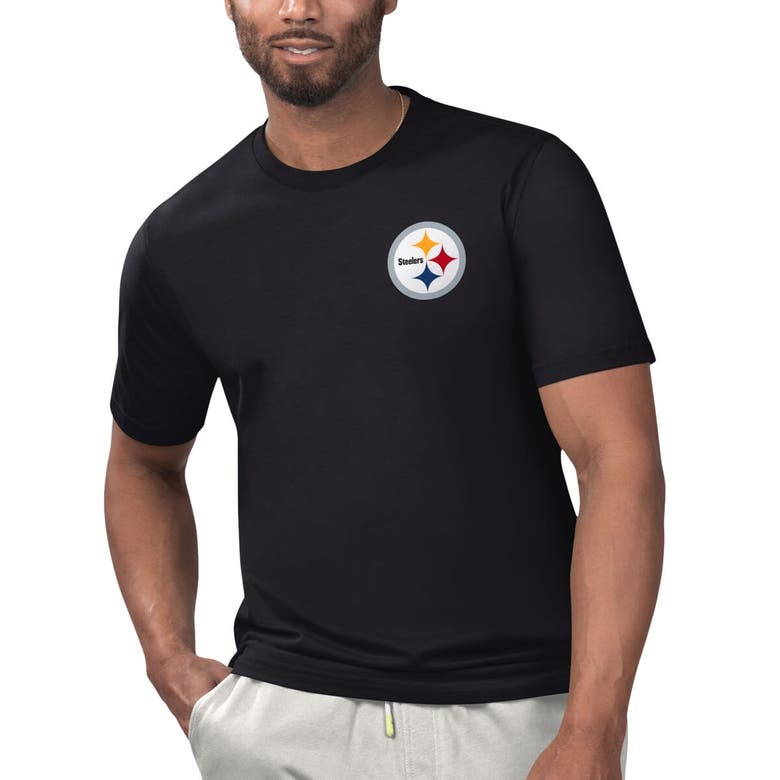 Shop Margaritaville Black Pittsburgh Steelers Licensed To Chill T-shirt