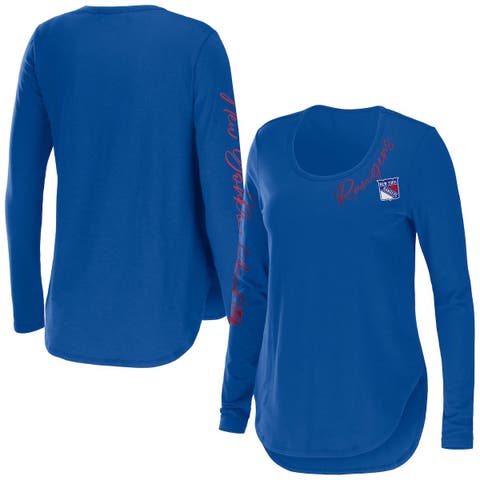 Women's New York Rangers Concepts Sport Gray/White Orchard Tie-Dye Long  Sleeve T-Shirt
