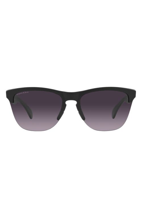 Oakley Frogskins Lite 63mm Oversized Round Sunglasses in Matte Black at Nordstrom